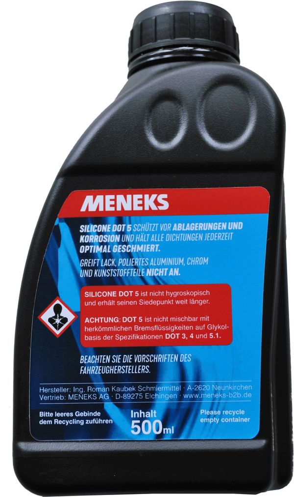 MENEKS B2B - TMX DOT5 Silicone Bremsflüssigkeit - 500ml
